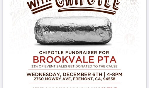 Dine-Out Fundraiser @ Chipotle – 12/6