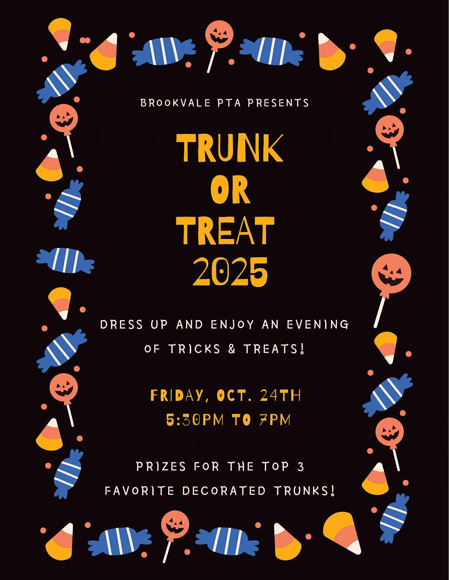 Trunk or Treat – 10/24/25